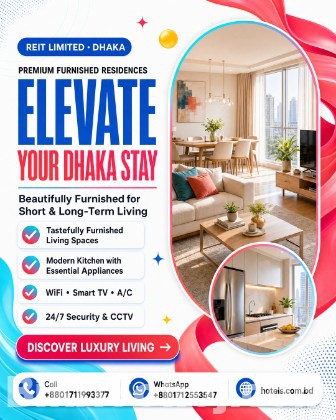 Premium 2BHK Furnished Apartment in Bashundhara R/A, Dhaka